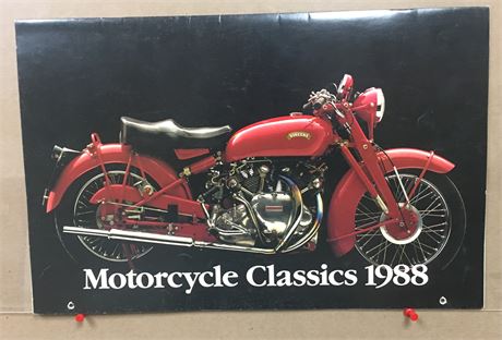 Calandar - 1988 Motorcycle Classics