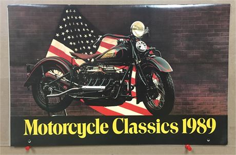 Calandar - 1989 Motorcycle Classics