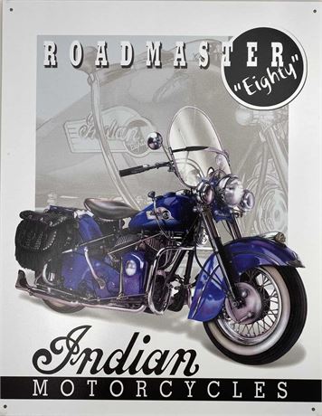 TIN SIGN, Indian Roadmaster - Discontinued
