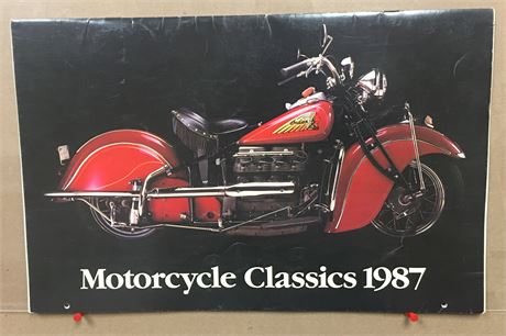 Calandar - 1987 Motorcycle Classics