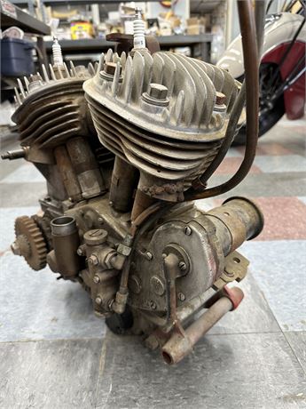 1936 Standard Scout 45ci Engine and Transmission Assembly