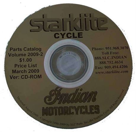 NEW STARKLITE CYCLE COLOR CATALOG CD Rom